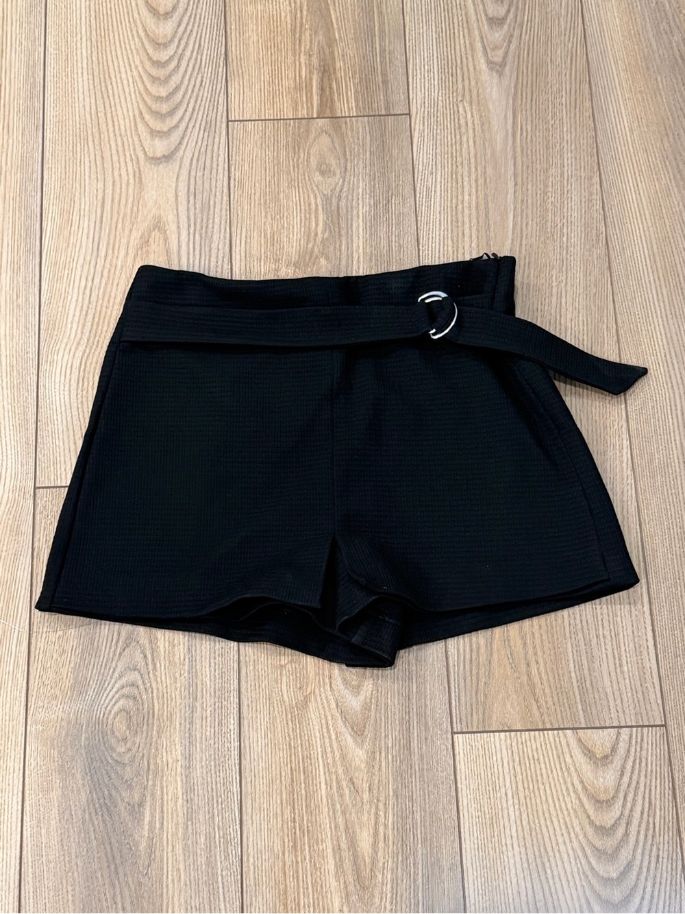 Zara Black Belted Skort
